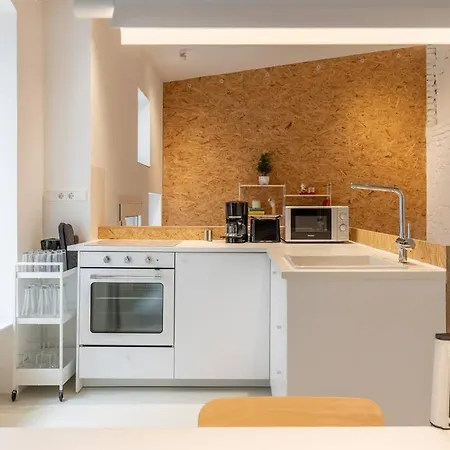 Scandinavian Loft Duplex -50sqm- Near Antonplatz Apartamento