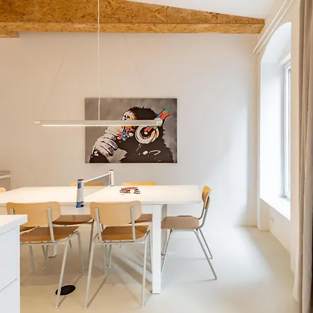 公寓 Scandinavian Loft Duplex -50sqm- Near Antonplatz *